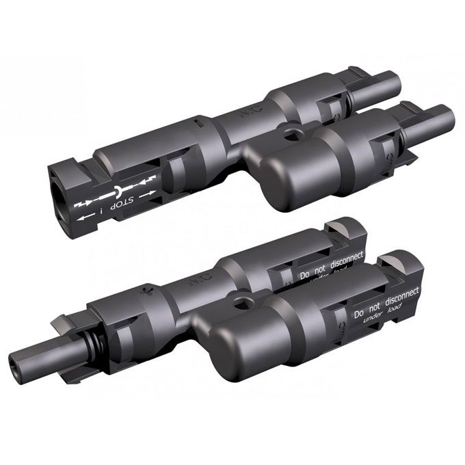 MC 4 Uyumlu ikili Konnektör