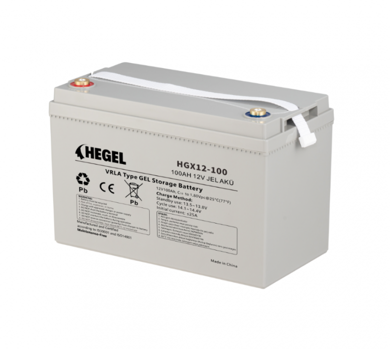 12 V 100 Ah Hegel Jel Akü